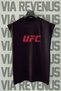 Ufc Venum Front and Back Printed Zero Sleeve Sports T-Shirt - 2