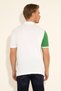 Men's Regular Fit Polo Neck Green T-Shirt 50281554-Vr054 - 6
