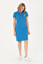 Women's Cobalt Blue Knitted Dress 50262697 -Vr045