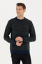 Men's Navy Blue Sweater 50277076-Vr033