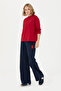 Red Women's Sweatshirt - Crew Neck, 50276027 -VR030 - 4