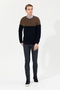 Men's Coconut Crew Neck Knitwear Sweater 50255663-Vr153 - 4