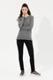 Women's Black Toothpick Fit Pants 50253899-Vr046 - 3