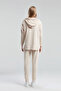 Women's Winter Regular Fit Cream Cardigan Bmk0014-S-V03 - 3