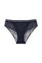 3-Piece Interlock Lace Detailed Glittery Elastic Waist Slip Women's Panties - 7