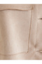 Covered Pocket Detailed Buttoned Comfortable Fit Faux Suede Jacket - 6