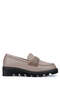 Women's Genuine Leather Mink Floater Loafer Shoes
