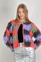 Women's Oversize Tasseled Multicolor Winter Long Knitwear Cardigan