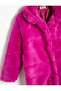 Baby Collar Coat Faux Fur Long Sleeve - 3