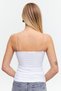 White Long Crop - Basic String Strap - 4