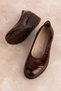 Genuine Leather Wedge Heel Daily Mother Shoes Ell.6806 - 7