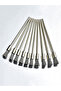 10Pc Stainless Steel Wire End Brush Pen Shape Bristle Scratch Extension Rod 1/8" Shank For Power ... - 7