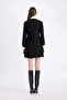 D2874 Crepe Long Sleeve Mini Dress - 8