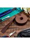 6.6FT 1 Inch Wide Double Sided Smooth Leather Strip Single Side Leather Strip for DIY Craft Projects - 5
