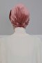 Velvet Bonnet with Giant Bow, B-11K, Dusty Rose - 5