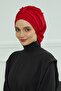 عمامة جاهزة عملية ومريحة، أحمر، HT-90 - 3