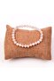 Morganite Stone Bracelet (6 mm) - Silver Device
