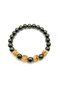 Certified Original Genuine 8mm Citrine - Pyrite Natural Stone Bracelet - 4