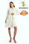 Bamboo Luxury Women's Antibacterial Hooded Bathrobe - 8