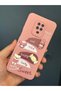 Redmi Note 9 Pro/9S Case Design Patterned Camera Protected Rabbit Pink Soft Silicone Cover - 6