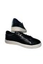 SİYAH ERKEK DERİ SNEAKER