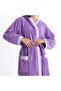 Bamboo Luxury Women's Antibacterial Hooded Bathrobe - 5