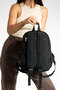 Sanmorris Unisex Water Resistant Fabric Multi-Compartment Medium Size Travel and School Bag with Laptop Compartment - 4