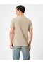 Slim Fit T-Shirt Short Sleeve Crew Neck Cotton - 4