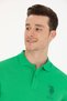 Men's Apple Green Polo Neck T-Shirt 50263420 -Vr020 - 5