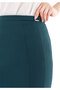 High Waist Double Slit Zippered Mini Pencil Skirt - 5