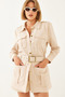 Women's Stone Casual Cargo Jacket Mbms020 60501020 - 3