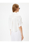 Pocket Shirt Short Sleeve Drop Shoulder Classic Collar - 4