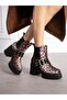 Aldena Leopard Buckle Detail Women's Boots - 2