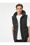 Inflatable Vest with Hood and Pockets, Zipper Closure