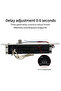 12VDC Electric Lock Alloy Magnetic Deadbolt Time Delay Fail Secure Mortise Drop Bolt Lock Electro... - 2
