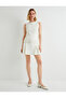 X Tuba Ünsal - Mini Belted Pleated Dress - 3