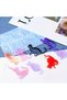 WHITE 1pc,DiyCrystal Glue Resin Earrings Pendant Cute Dog Cat Animal Pendant Silicone Mold，forDiyJew - 3