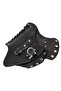 Motorcycle Universal Black PU Leather Heat Saddle Shield Deflectors For Harley Touring Sportster ... - 5