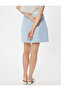 X Tuba Unusal - Mini Skirt A-Line Stone Button Detail - 4