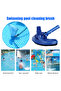 Swimming Pool Vacuum Cleaner Tool Suction Head Pond SPA Fountain Cleaning Brush - 2