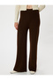 Standard Waist Spanish Leg Knitwear Trousers - 3