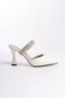 Faylinn White Medium Heeled Evening Dress Shoes - 8 CM - 6