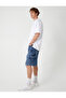 Carpenter Denim Shorts Loose Fit Bermuda Pocket Detailed Cotton