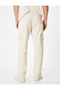 Cotton Oversize Cargo Jeans with Pocket Detail - 4