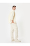 Cotton Oversize Cargo Jeans with Pocket Detail