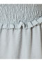 Thin Strap Midi Length Ruffle Dress with Gimped Bead Detail - 6