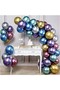Chrome Color Balloon Chain 50 Pcs - 3