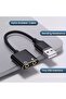 محول بطاقة صوت USB 3.5 مم إلى مقبس سماعة الرأس والميكروفون مع كابل مجدول - 4