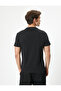 Crew Neck Slogan Printed Short Sleeve T-Shirt - 4