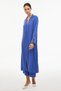Caels Purple Colored Long Tunic - Regular Fit, Fitted Sleeves and Shirt Collar - 2
